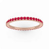 Paola Eternity Band, 1/2 Ct, Red Ruby
