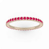 Paola Eternity Band, 1/2 Ct, Pink Ruby