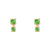 Alula Earrings, Green Tourmaline
