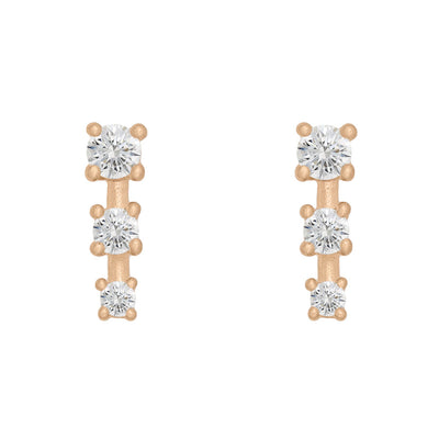 Cora Earrings, Diamond