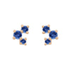 Celeste Earrings, Blue Sapphire