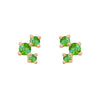 Celeste Earrings, Green Tourmaline