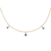 Pacifica Fringe Necklace, 3 Charm