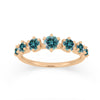 Helena Ring, Teal Sapphire