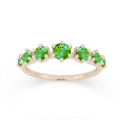 Helena Ring, Green Tourmaline
