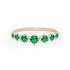 Helena Ring, petite, Emerald